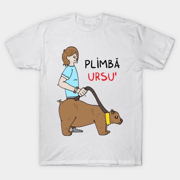 plimba ursul T-Shirt by adrianserghie